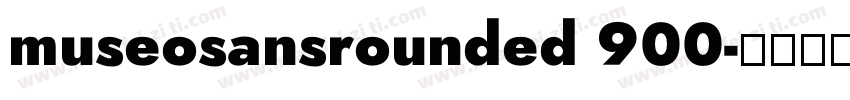 museosansrounded 900字体转换